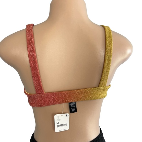 3/$30 🍂 Beach Riot Ombre Metallic Twist Bikini Top - Picture 5 of 7